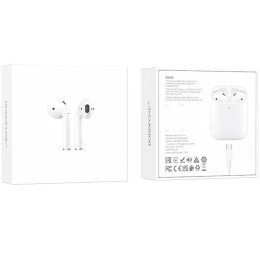 Беспроводные TWS наушники BOROFONE BW89 (4 ч/300 mAh) белые