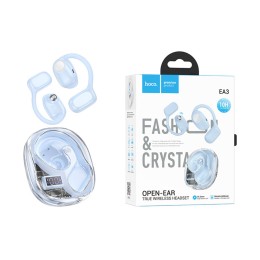 Беспроводные TWS наушники HOCO EA3 (10 ч/500 mAh) голубые