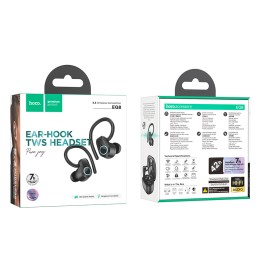 Беспроводные TWS наушники HOCO EQ08 (7 ч/400 mAh) черные