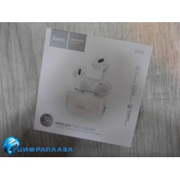 Беспроводные TWS наушники HOCO EW58 (4 ч/300 mAh) белые