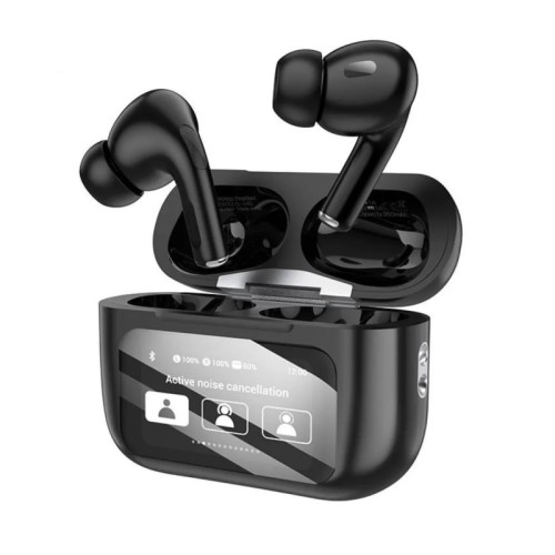 Беспроводные TWS наушники HOCO EW72 (4 ч/300 mAh/сенсорный экран) черные