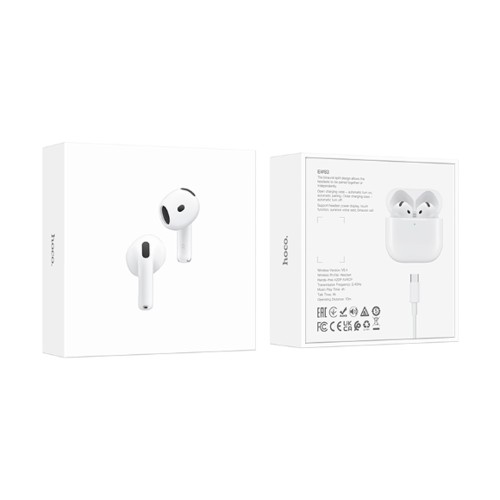 Беспроводные TWS наушники HOCO EW83 (4 ч/300 mAh) белые