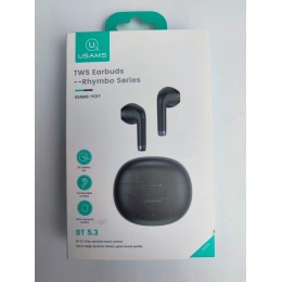 Беспроводные TWS наушники USAMS YO17 (7 ч/400 mAh) черные