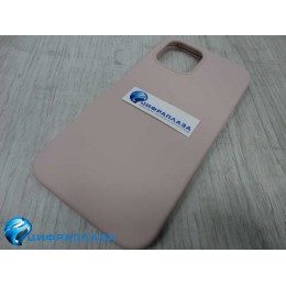 Чехол copy original силиконовый iPhone 12/12 Pro (19) розовый песок*