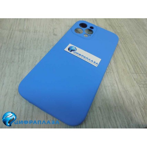 Чехол copy original силиконовый iPhone 12 Pro Max (защита камеры) (03) синий*