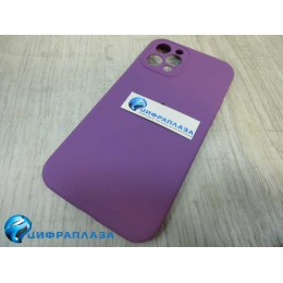 Чехол copy original силиконовый iPhone 12 Pro (защита камеры) (19) фиолетовый*