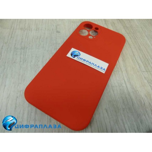 Чехол copy original силиконовый iPhone 12 Pro (защита камеры) (20) красный*