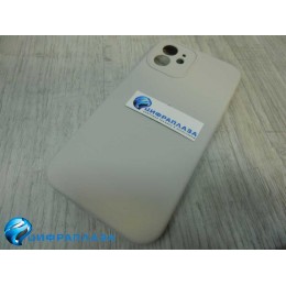 Чехол copy original силиконовый iPhone 12 (защита камеры) (10) бежевый*