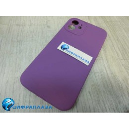 Чехол copy original силиконовый iPhone 12 (защита камеры) (19) фиолетовый*