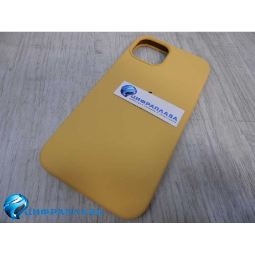 Чехол copy original силиконовый iPhone 13 (04) золотистый*