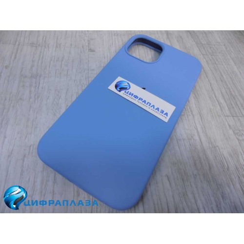 Чехол copy original силиконовый iPhone 13 (46) голубой*