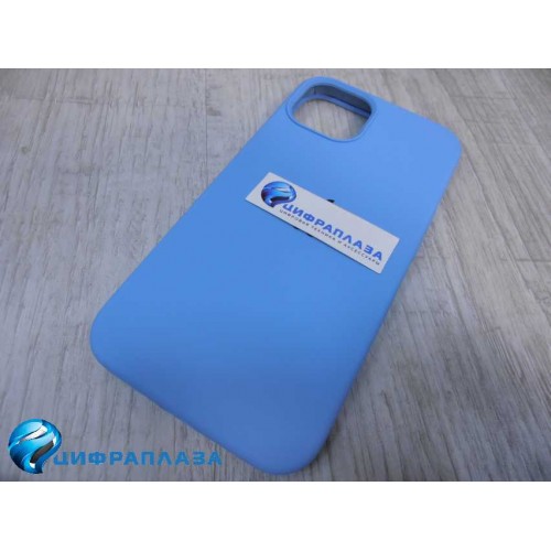 Чехол copy original силиконовый iPhone 13 (53) голубой*