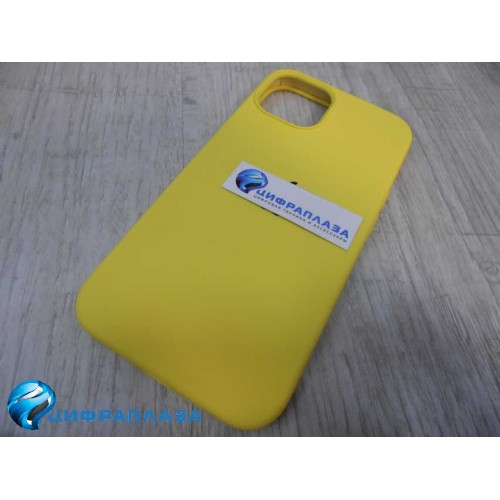 Чехол copy original силиконовый iPhone 13 (55) желтый*