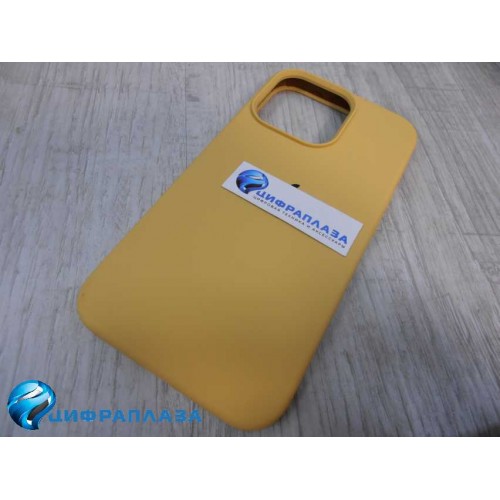 Чехол copy original силиконовый iPhone 13 Pro (04) золотистый*