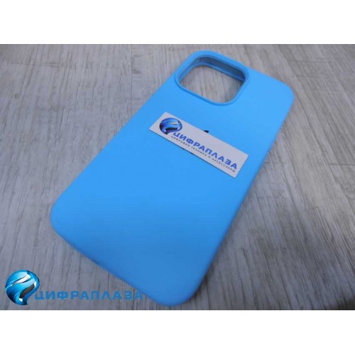 Чехол copy original силиконовый iPhone 13 Pro (16) голубой*