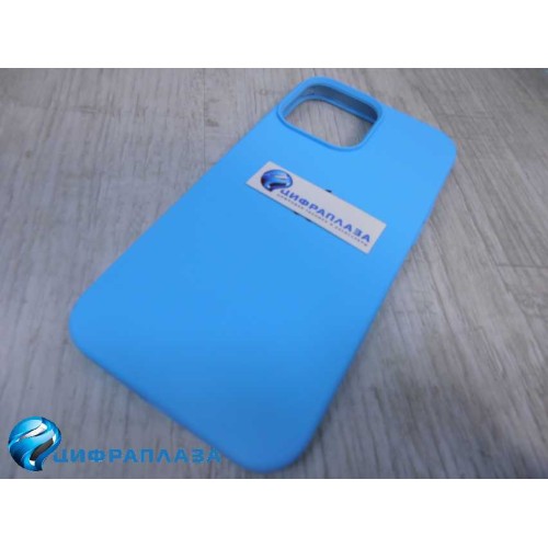 Чехол copy original силиконовый iPhone 13 Pro Max (16) голубой*