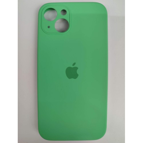 Чехол copy original силиконовый iPhone 13 (защита камеры) (09) светло-зеленый