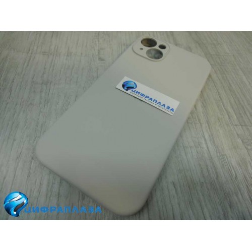 Чехол copy original силиконовый iPhone 14 Plus (защита камеры) (10) бежевый*