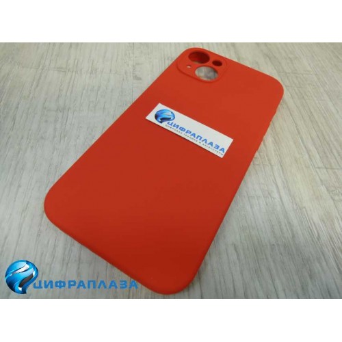 Чехол copy original силиконовый iPhone 14 Plus (защита камеры) (20) красный*