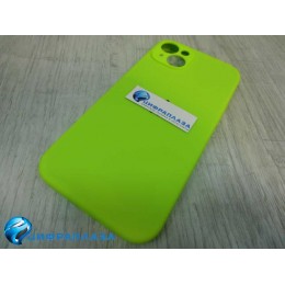 Чехол copy original силиконовый iPhone 14 Plus (защита камеры) (24) салатовый*