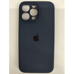 Чехол copy original силиконовый iPhone 14 Pro Max (защита камеры) (08) темно-синий