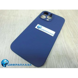 Чехол copy original силиконовый iPhone 14 Pro Max (защита камеры) (39) темно-синий*