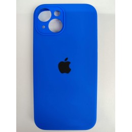 Чехол copy original силиконовый iPhone 14 (защита камеры) (13) синий