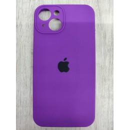 Чехол copy original силиконовый iPhone 14 (защита камеры) (24) фиолетовый