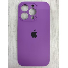 Чехол copy original силиконовый iPhone 15 Pro (защита камеры) (24) фиолетовый