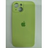 Чехол copy original силиконовый iPhone 15 (защита камеры) (17) зеленый