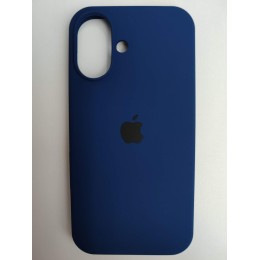 Чехол copy original силиконовый iPhone 16 (20) темно-синий