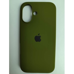 Чехол copy original силиконовый iPhone 16 (64) хаки