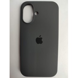 Чехол copy original силиконовый iPhone 16 графит