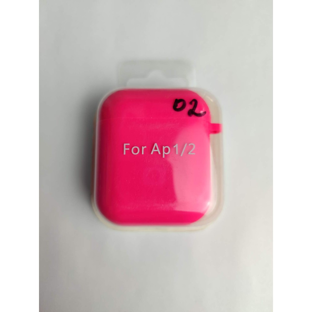 Чехол для наушников AirPods 1/2 Protection Case с карабином (02) фиксия