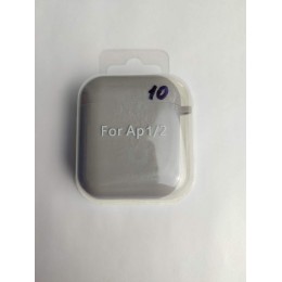 Чехол для наушников AirPods 1/2 Protection Case с карабином (10) бежевый