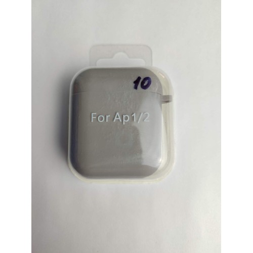 Чехол для наушников AirPods 1/2 Protection Case с карабином (10) бежевый