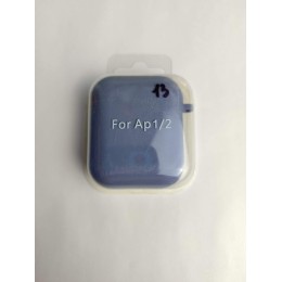 Чехол для наушников AirPods 1/2 Protection Case с карабином (13) серый