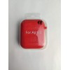 Чехол для наушников AirPods 1/2 Protection Case с карабином (18) красный