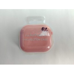 Чехол для наушников AirPods 3 Protection Case с карабином (02) розовый 