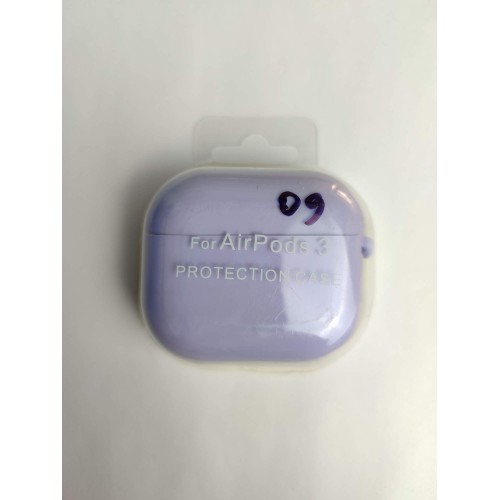 Чехол для наушников AirPods 3 Protection Case с карабином (09) сиреневый 