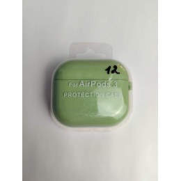Чехол для наушников AirPods 3 Protection Case с карабином (12) фисташковый 