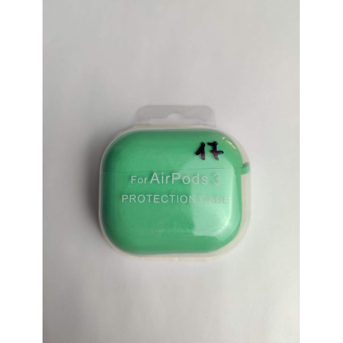 Чехол для наушников AirPods 3 Protection Case с карабином (17) мятный 