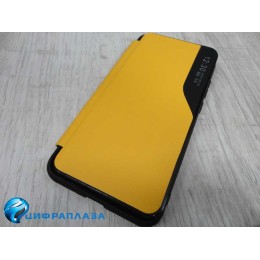 Чехол-книжка Samsung M31S Smart View Flip Case под кожу желтый
