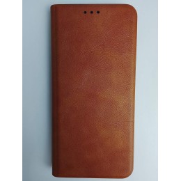Чехол-книжка Tecno Spark Go3 FANCY CASE коричневый 