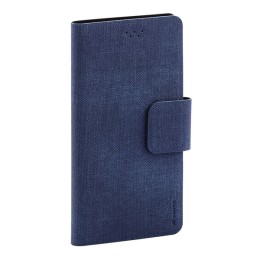 Чехол-книжка универсальный MAVERICK Slimcase, 5,2-5,5", XL, джинсовый, синий