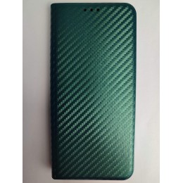 Чехол-книжка Xiaomi Redmi А5/POCO C71 КАРБОН зеленый