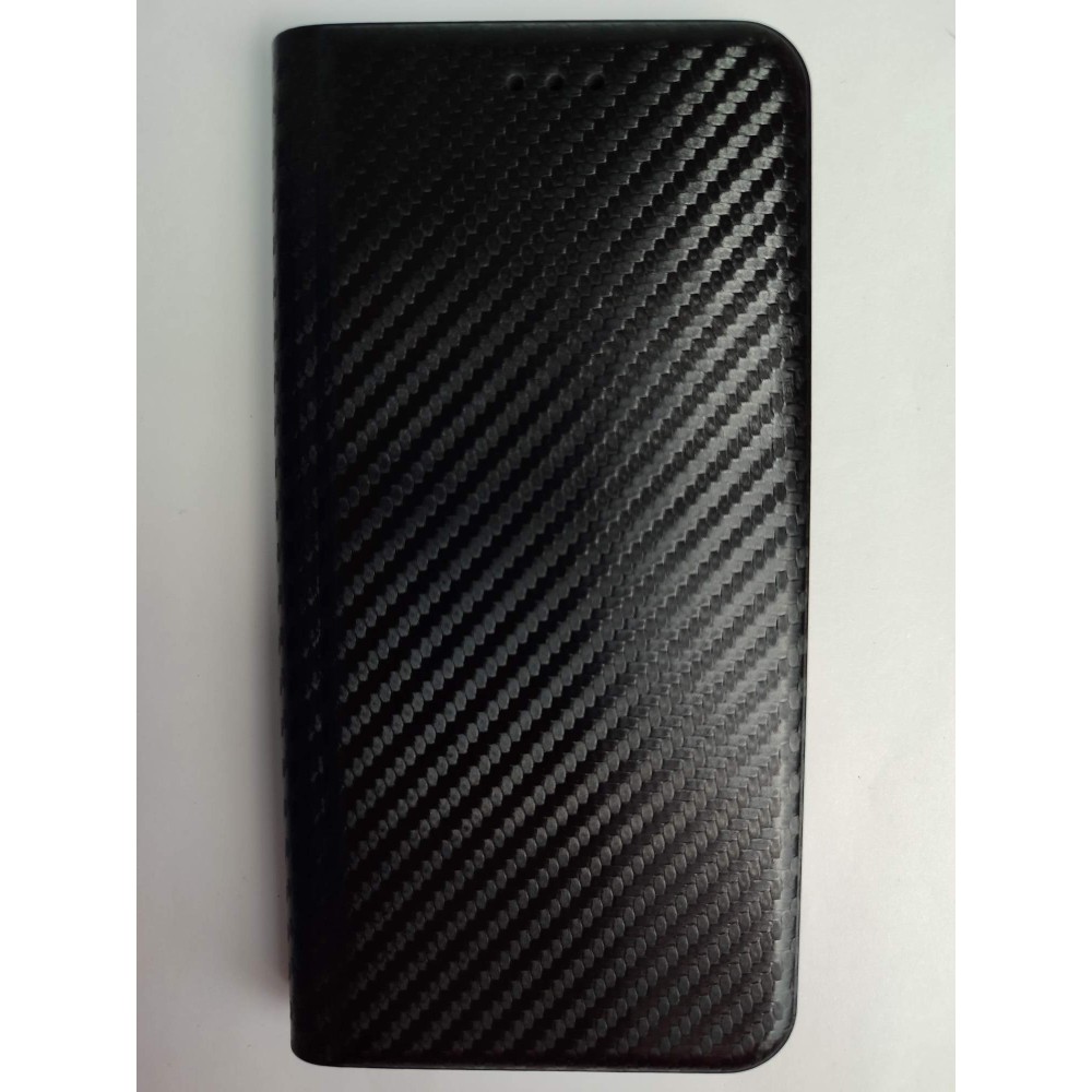 Чехол-книжка Xiaomi Redmi Note 14 Pro КАРБОН черный