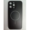 Чехол пластиковый iPhone 15 Pro Max MagSafe + защита камеры черный