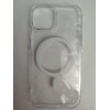 Чехол пластиковый iPhone 15 SkyArmor Magsafe прозрачный