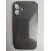Чехол пластиковый iPhone 16 карбон серый